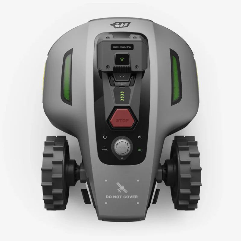 YUKA mini 2 800: perimetrinis belaidis robotas vejapjovė (iki 8 arų)
